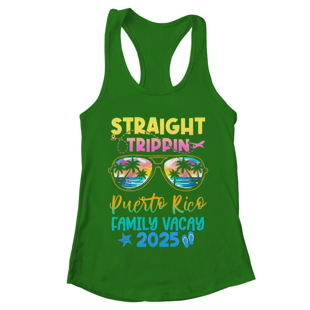Puerto Rico Family Vacay Vacation 2025 Straight Trippin Shirt & Tank Top | teecentury