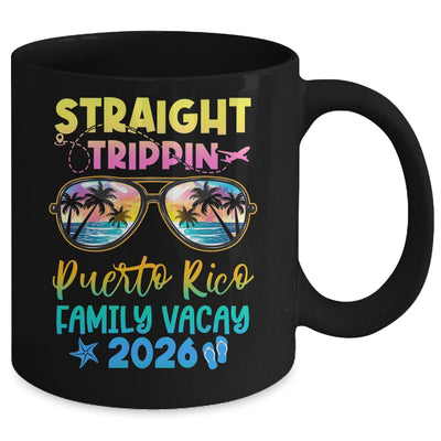 Puerto Rico Family Vacay Vacation 2026 Straight Trippin Mug | teecentury