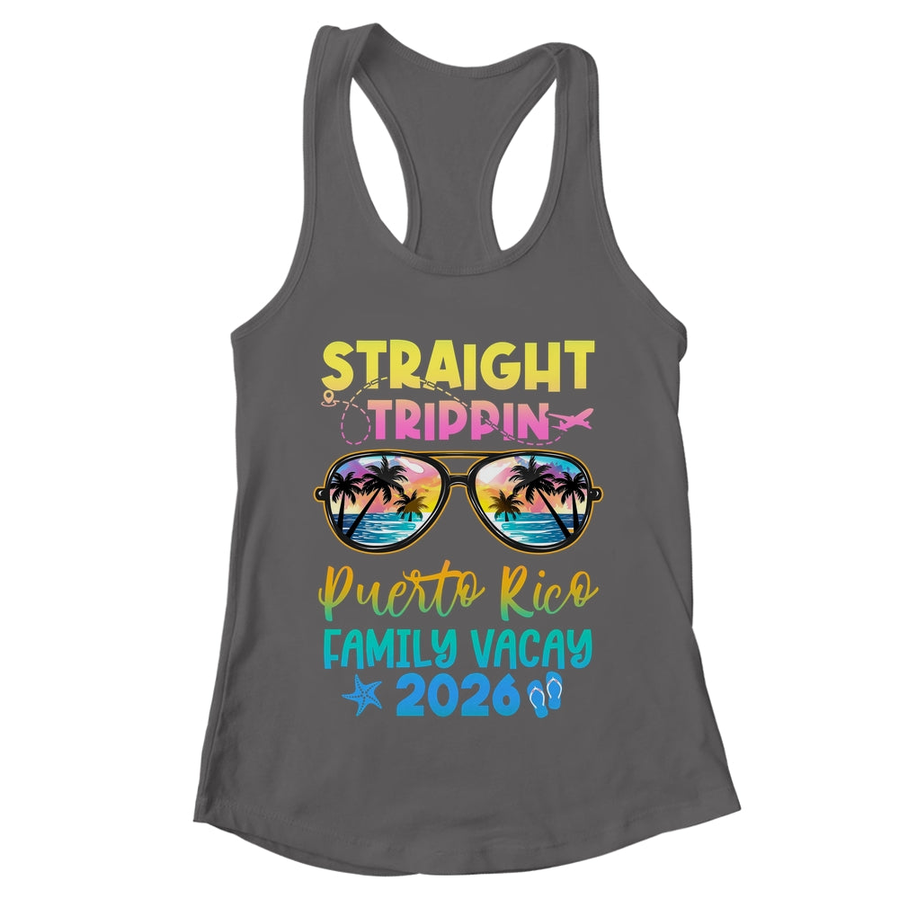 Puerto Rico Family Vacay Vacation 2026 Straight Trippin Shirt & Tank Top | teecentury
