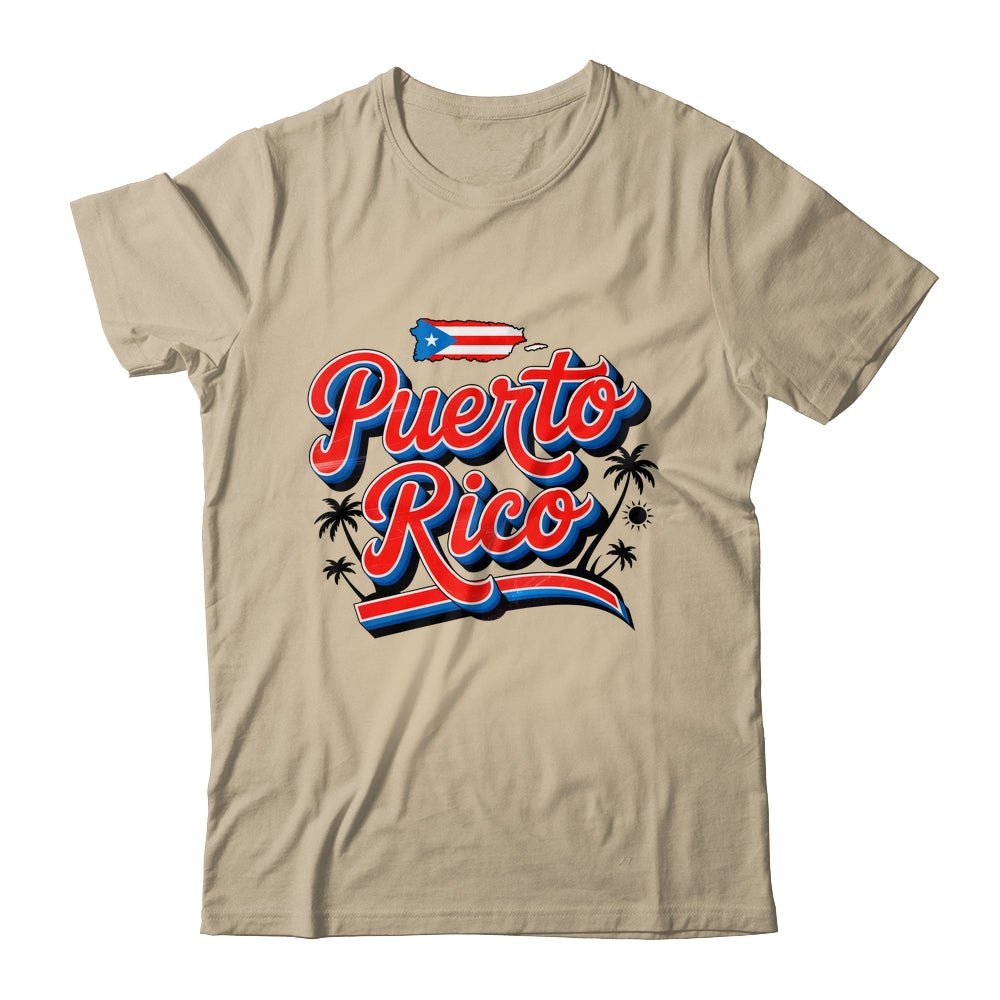 Puerto Rico Flag Boricua Puerto Rican Hispanic Heritage Shirt & Tank Top | teecentury