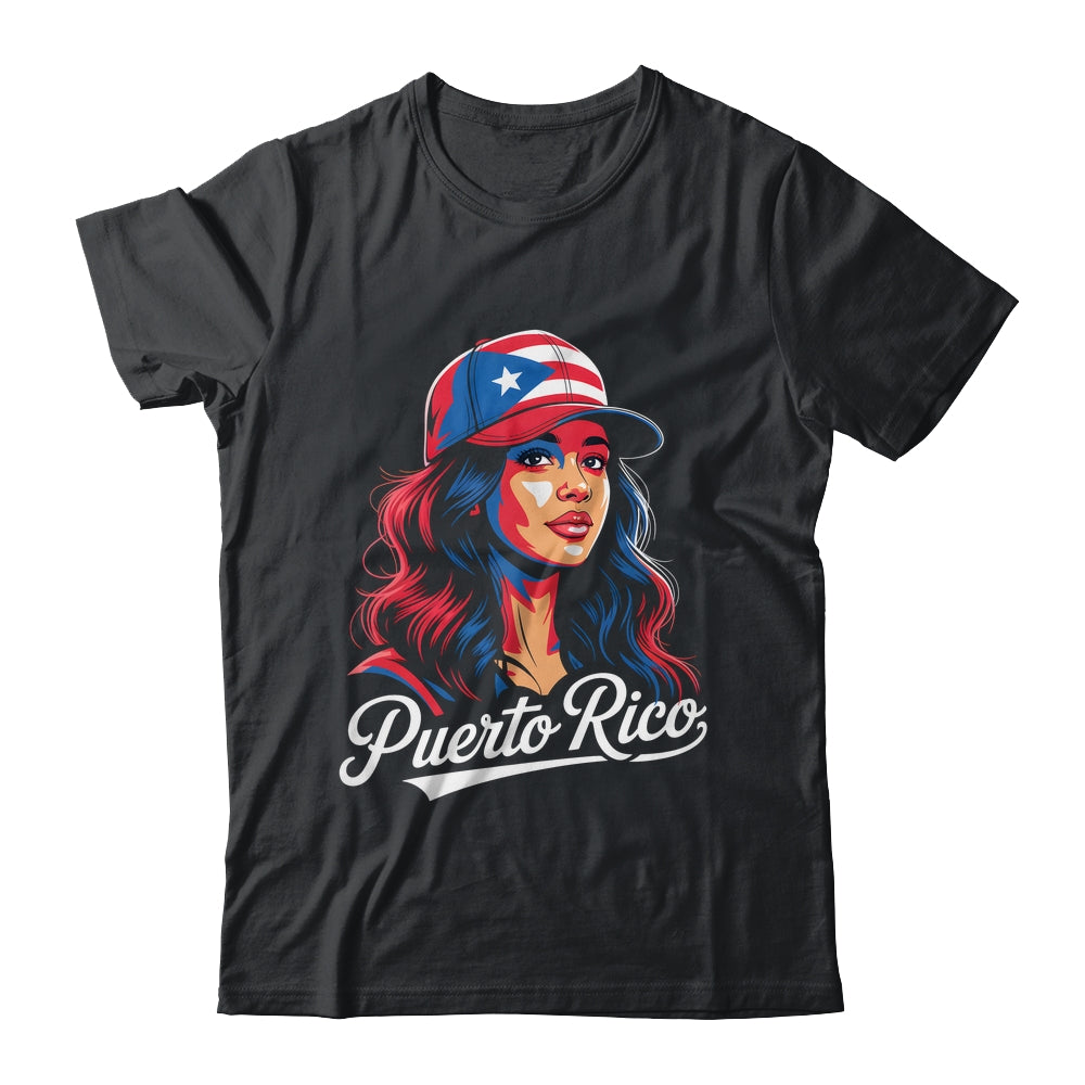 Puerto Rico Flag Boricua Puerto Rican Women Heritage Graphic Shirt & Tank Top | teecentury