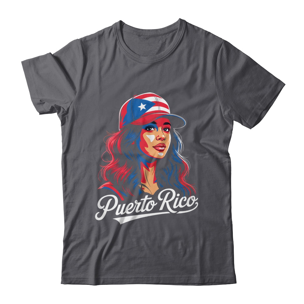 Puerto Rico Flag Boricua Puerto Rican Women Heritage Graphic Shirt & Tank Top | teecentury