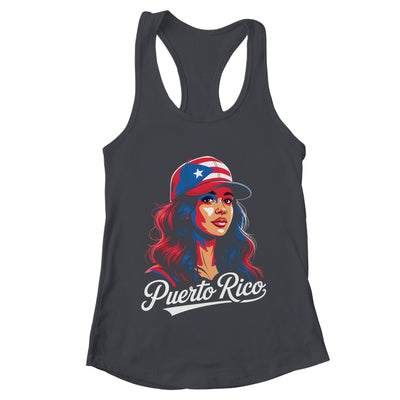 Puerto Rico Flag Boricua Puerto Rican Women Heritage Graphic Shirt & Tank Top | teecentury