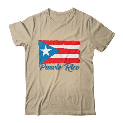 Puerto Rico Flag Hispanic Heritage Month Boricua Rican Retro Shirt & Tank Top | teecentury