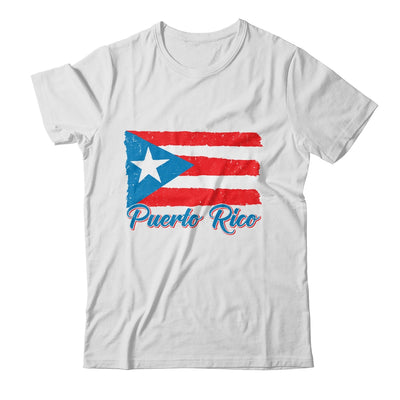 Puerto Rico Flag Hispanic Heritage Month Boricua Rican Retro Shirt & Tank Top | teecentury
