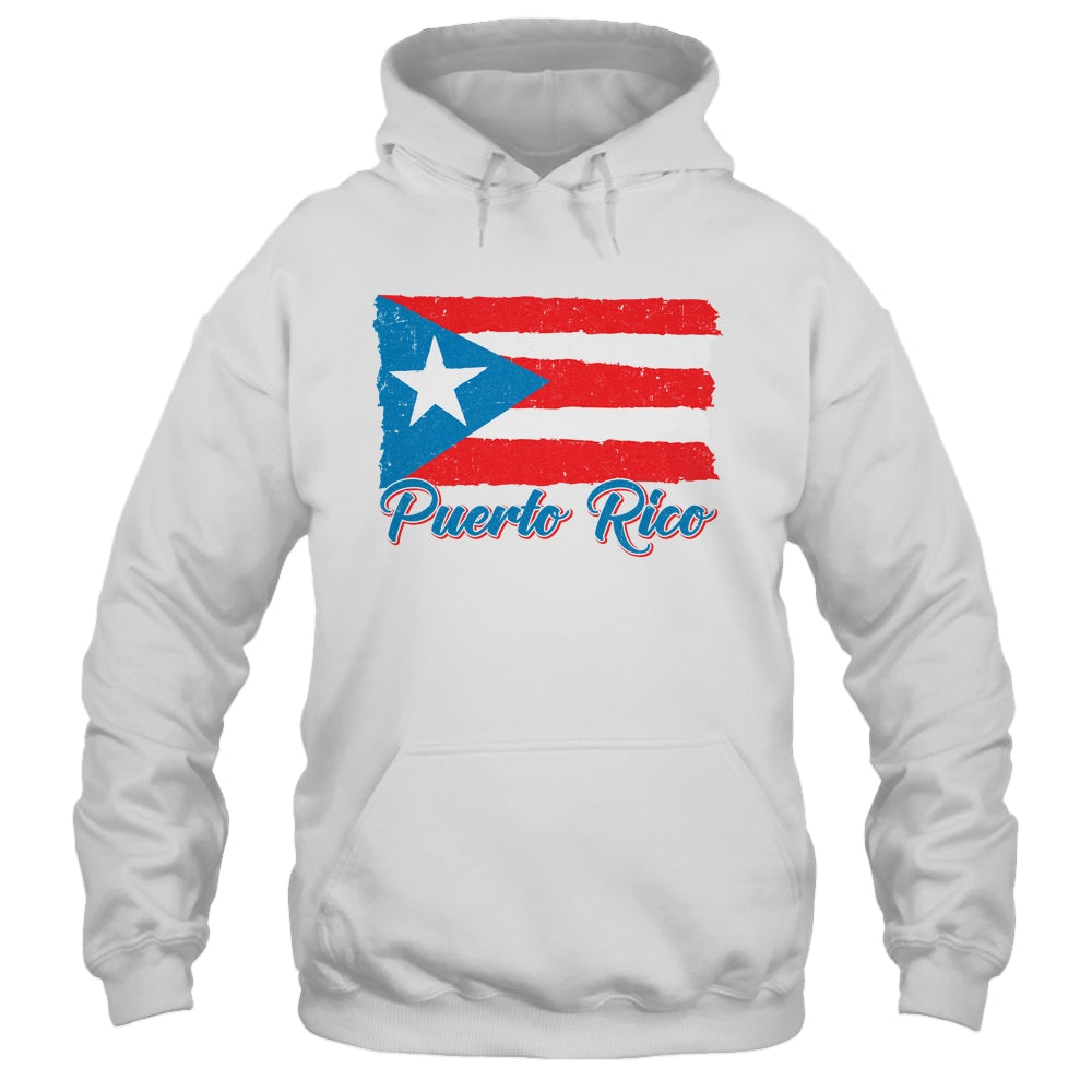 Puerto Rico Flag Hispanic Heritage Month Boricua Rican Retro Shirt & Tank Top | teecentury