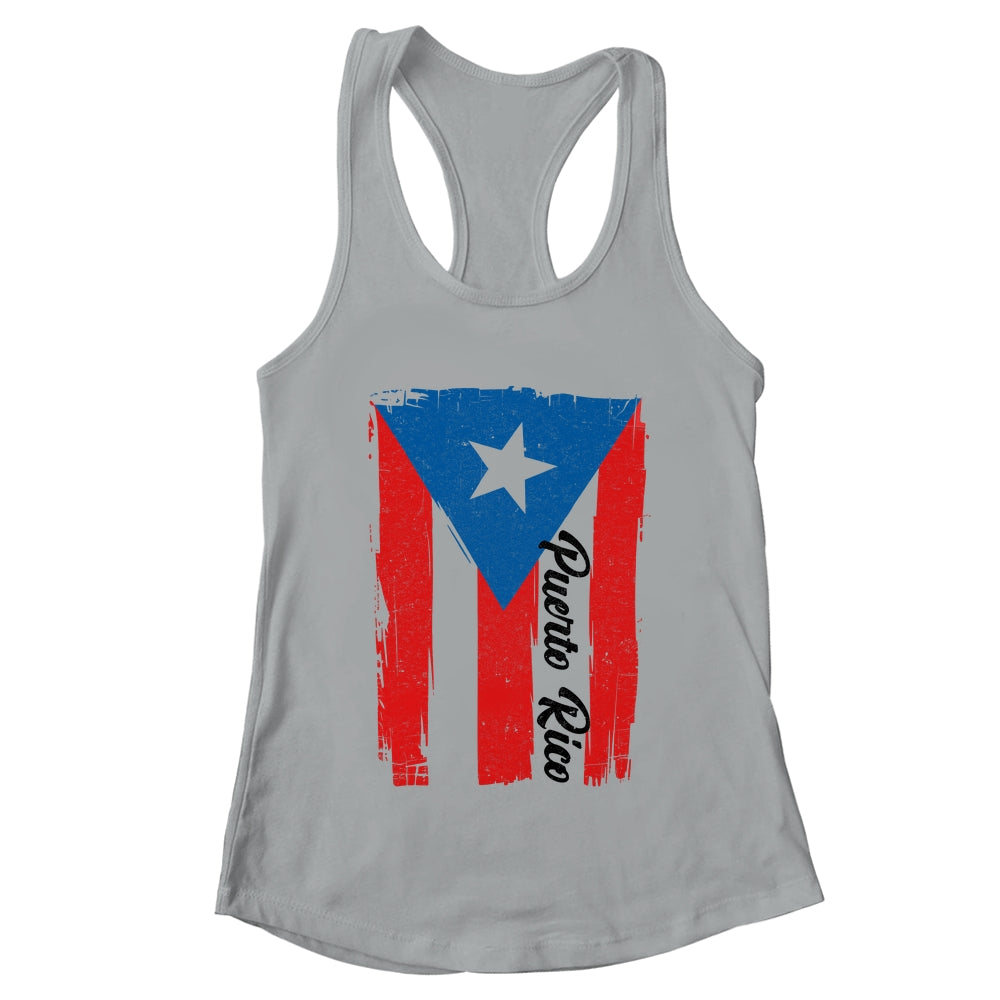 Puerto Rico Flag Hispanic Heritage Month Boricua Rican Shirt & Tank Top | teecentury