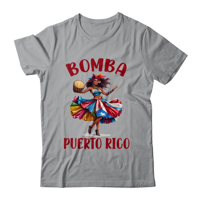 Puerto Rico Flag Hispanic Heritage Month Women Bomba Dancer Shirt & Tank Top | teecentury