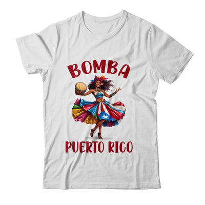 Puerto Rico Flag Hispanic Heritage Month Women Bomba Dancer Shirt & Tank Top | teecentury