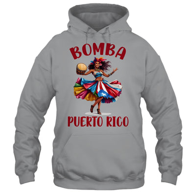 Puerto Rico Flag Hispanic Heritage Month Women Bomba Dancer Shirt & Tank Top | teecentury