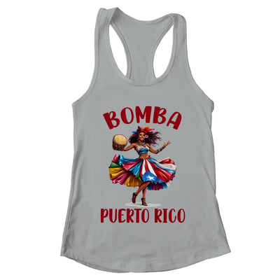 Puerto Rico Flag Hispanic Heritage Month Women Bomba Dancer Shirt & Tank Top | teecentury