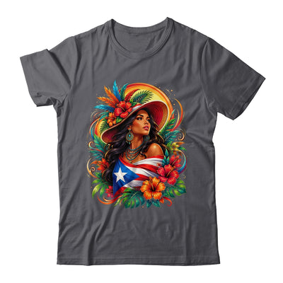 Puerto Rico Flag Pride Girl Women Heritage Cultural Tropical Shirt & Tank Top | teecentury