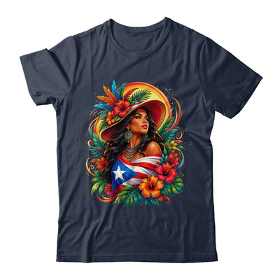 Puerto Rico Flag Pride Girl Women Heritage Cultural Tropical Shirt & Tank Top | teecentury