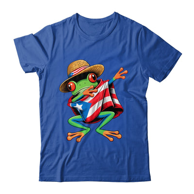 Puerto Rico Frog Coqui Dabbing Poncho Puerto Rican Flag Shirt & Tank Top | teecentury
