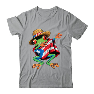 Puerto Rico Frog Coqui Dabbing Poncho Puerto Rican Flag Shirt & Tank Top | teecentury