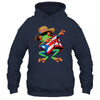 Puerto Rico Frog Coqui Dabbing Poncho Puerto Rican Flag Shirt & Tank Top | teecentury