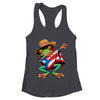 Puerto Rico Frog Coqui Dabbing Poncho Puerto Rican Flag Shirt & Tank Top | teecentury