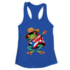 Puerto Rico Frog Coqui Dabbing Poncho Puerto Rican Flag Shirt & Tank Top | teecentury