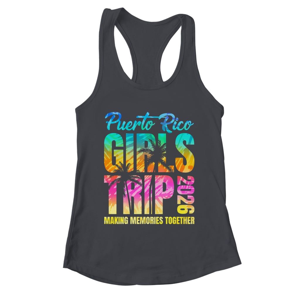 Puerto Rico Girls Trip 2026 Vacation Weekend Matching Summer Shirt & Tank Top | teecentury