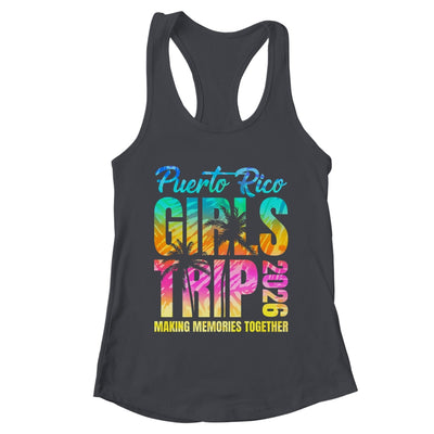 Puerto Rico Girls Trip 2026 Vacation Weekend Matching Summer Shirt & Tank Top | teecentury