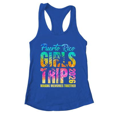 Puerto Rico Girls Trip 2026 Vacation Weekend Matching Summer Shirt & Tank Top | teecentury