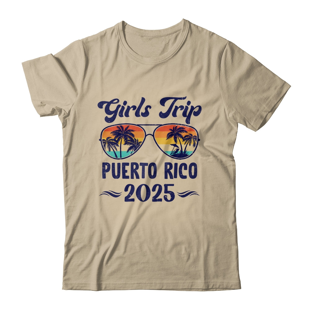 Puerto Rico Girls Trip Beach Vacation 2025 Matching Group Shirt & Tank Top | teecentury