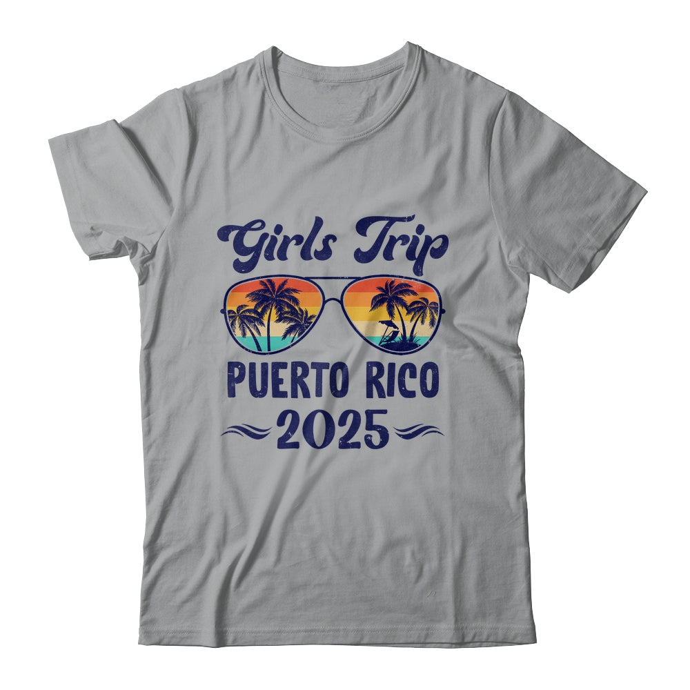 Puerto Rico Girls Trip Beach Vacation 2025 Matching Group Shirt & Tank Top | teecentury