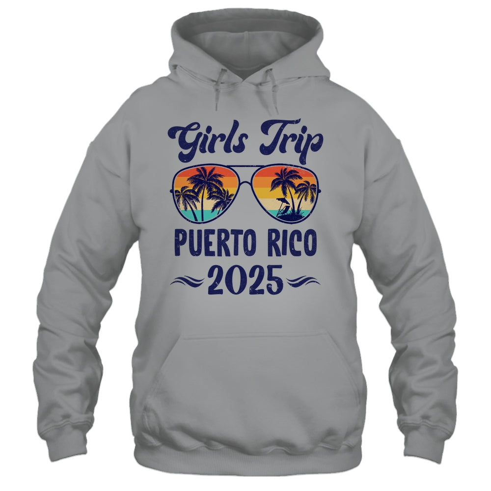 Puerto Rico Girls Trip Beach Vacation 2025 Matching Group Shirt & Tank Top | teecentury