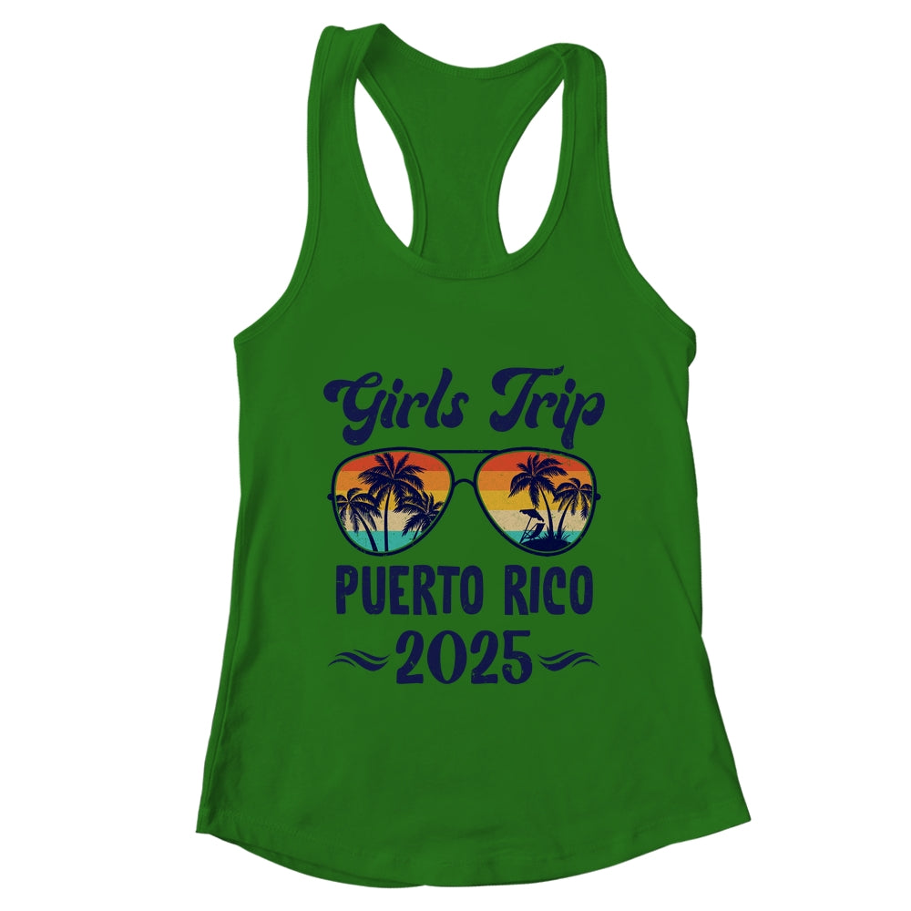 Puerto Rico Girls Trip Beach Vacation 2025 Matching Group Shirt & Tank Top | teecentury