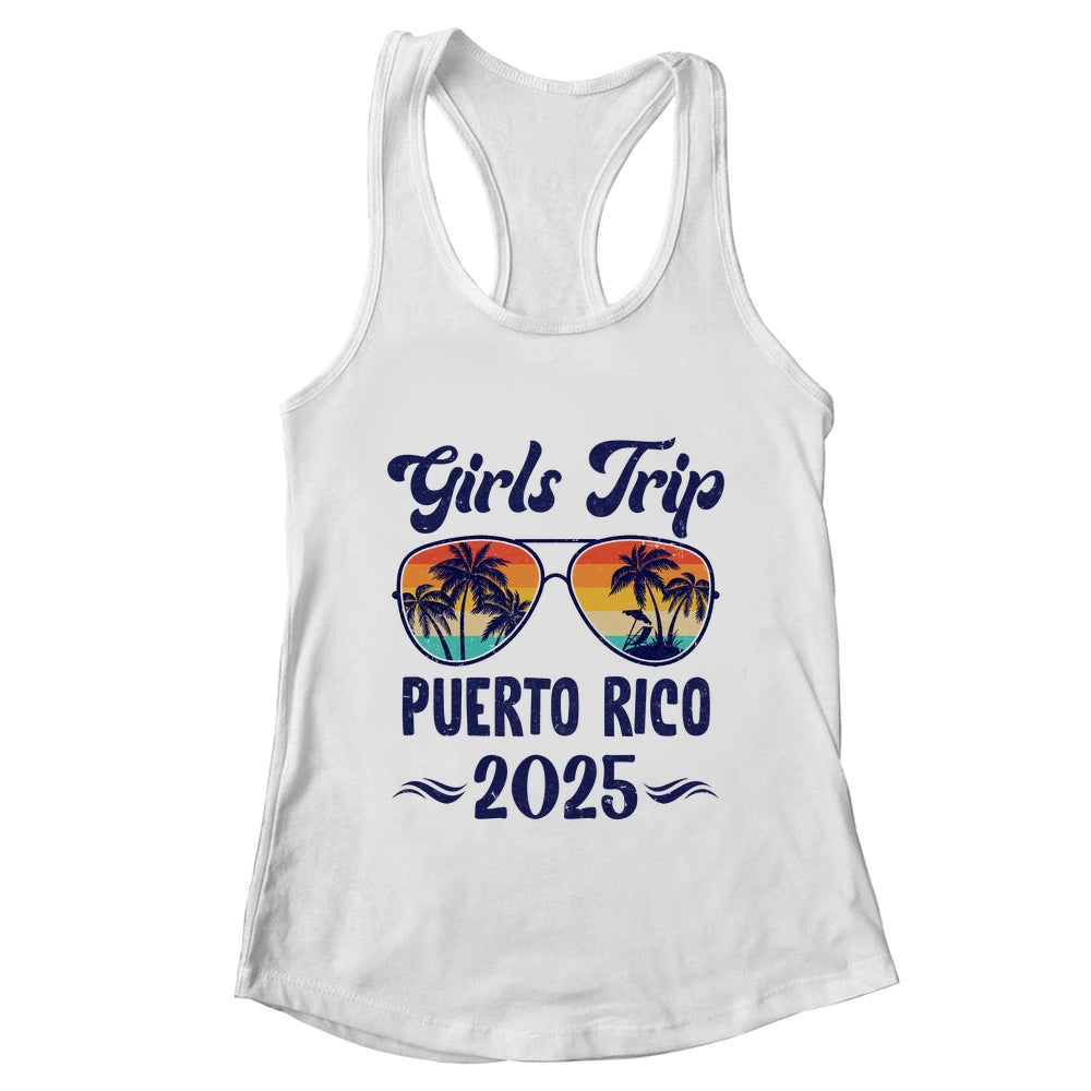 Puerto Rico Girls Trip Beach Vacation 2025 Matching Group Shirt & Tank Top | teecentury