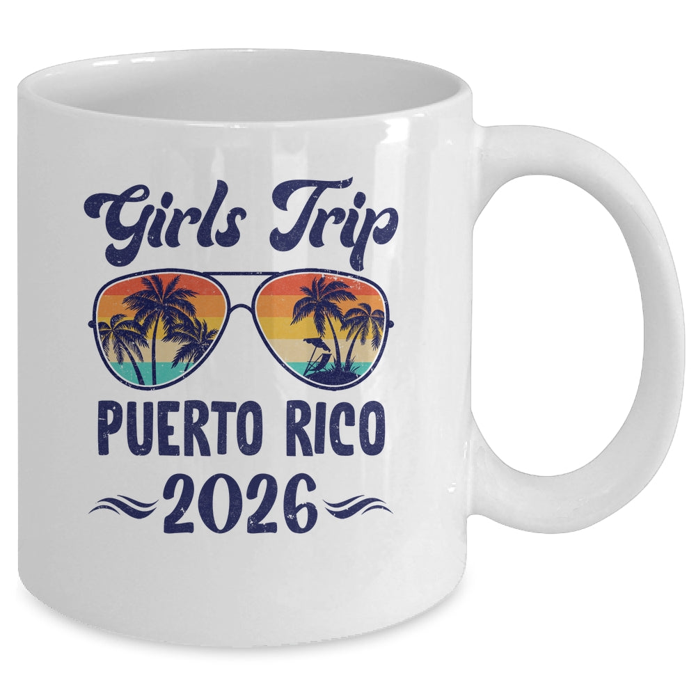 Puerto Rico Girls Trip Beach Vacation 2026 Matching Group Mug | teecentury