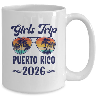 Puerto Rico Girls Trip Beach Vacation 2026 Matching Group Mug | teecentury