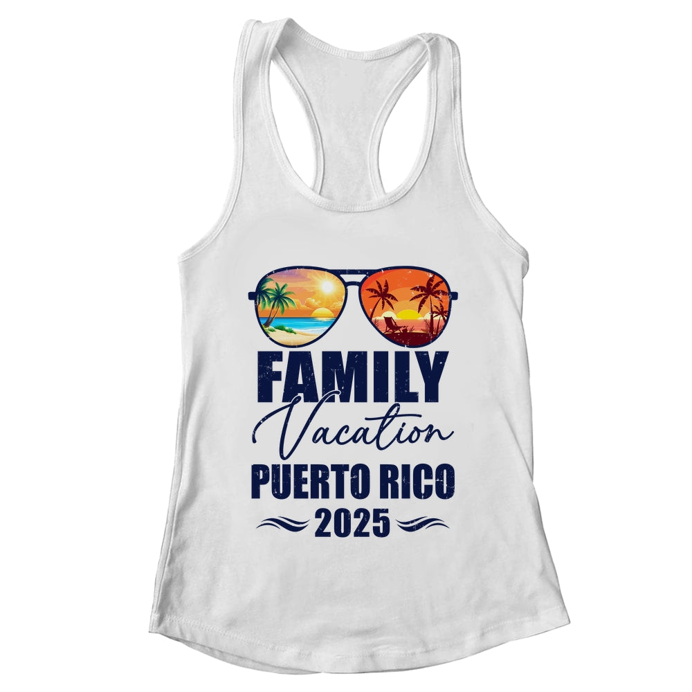Puerto Rico Matching Family Vacation 2025 Making Memories Shirt & Tank Top | teecentury
