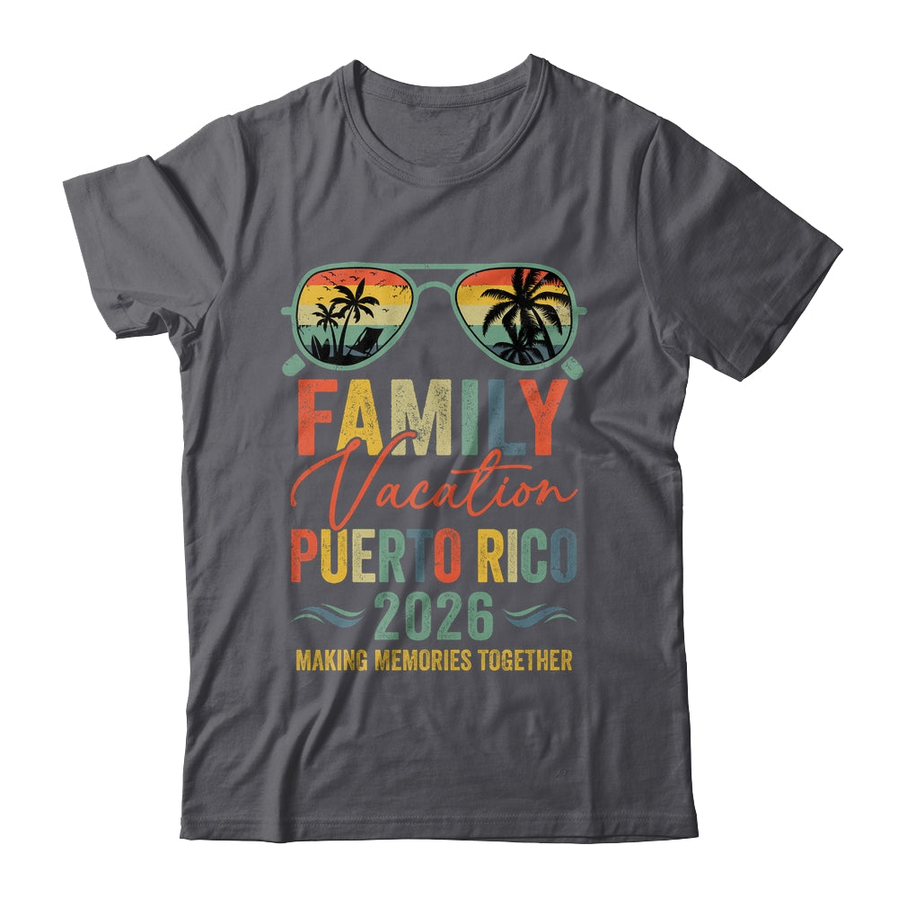 Puerto Rico Vacation 2026 Matching Family Group Summer Shirt & Tank Top | teecentury