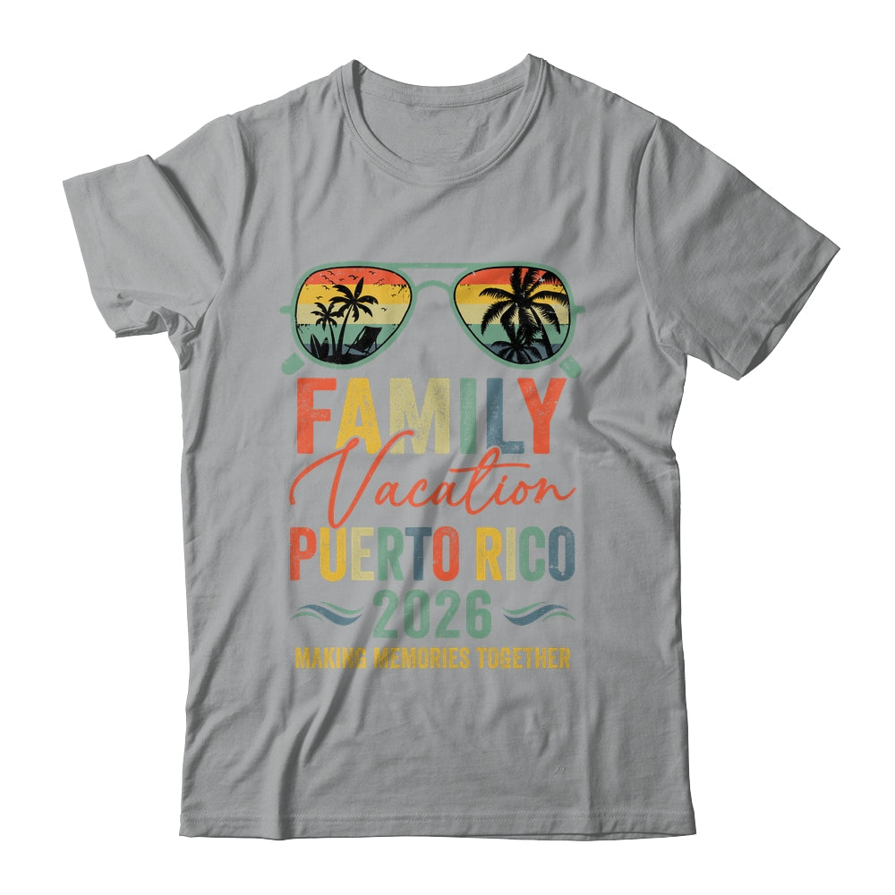 Puerto Rico Vacation 2026 Matching Family Group Summer Shirt & Tank Top | teecentury