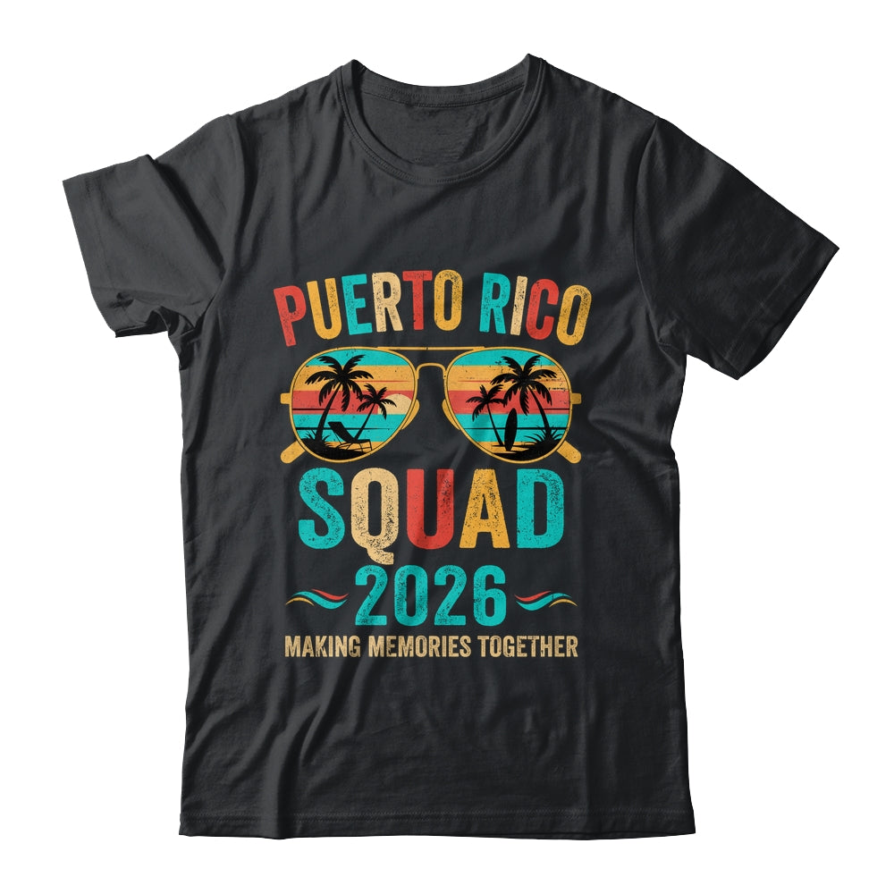 Puerto Rico Vacation Squad 2026 Family Matching Vintage Shirt & Tank Top | teecentury