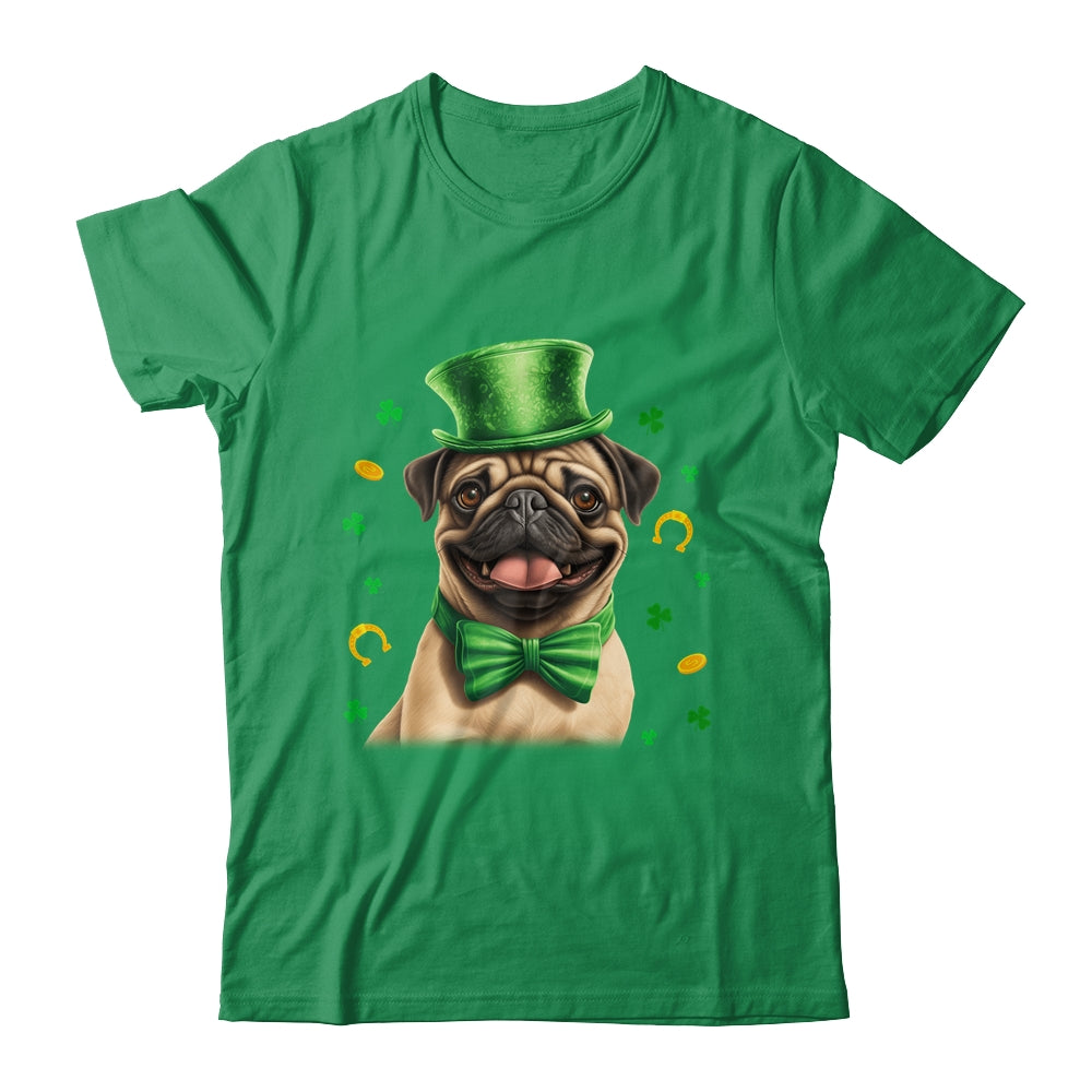 Pug St Patricks Day Leprechaun Shamrock Irish Shirt & Hoodie | teecentury