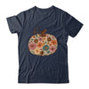 Pumpkin Floral Autumn Fall Season Wildflower Thanksgiving Shirt & Sweatshirt | teecentury