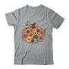 Pumpkin Floral Autumn Fall Season Wildflower Thanksgiving Shirt & Sweatshirt | teecentury