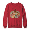 Pumpkin Floral Autumn Fall Season Wildflower Thanksgiving Shirt & Sweatshirt | teecentury