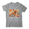 Pumpkin Season Coquette Fall Autumn Sunflower Floral Leopard Shirt & Sweatshirt | teecentury