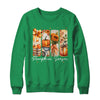 Pumpkin Season Coquette Fall Autumn Sunflower Floral Leopard Shirt & Sweatshirt | teecentury