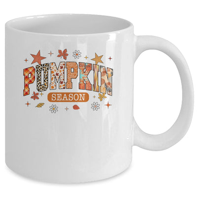 Pumpkin Season Fall Retro Preppy Pumpkin Halloween Spooky Mug | teecentury