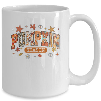 Pumpkin Season Fall Retro Preppy Pumpkin Halloween Spooky Mug | teecentury