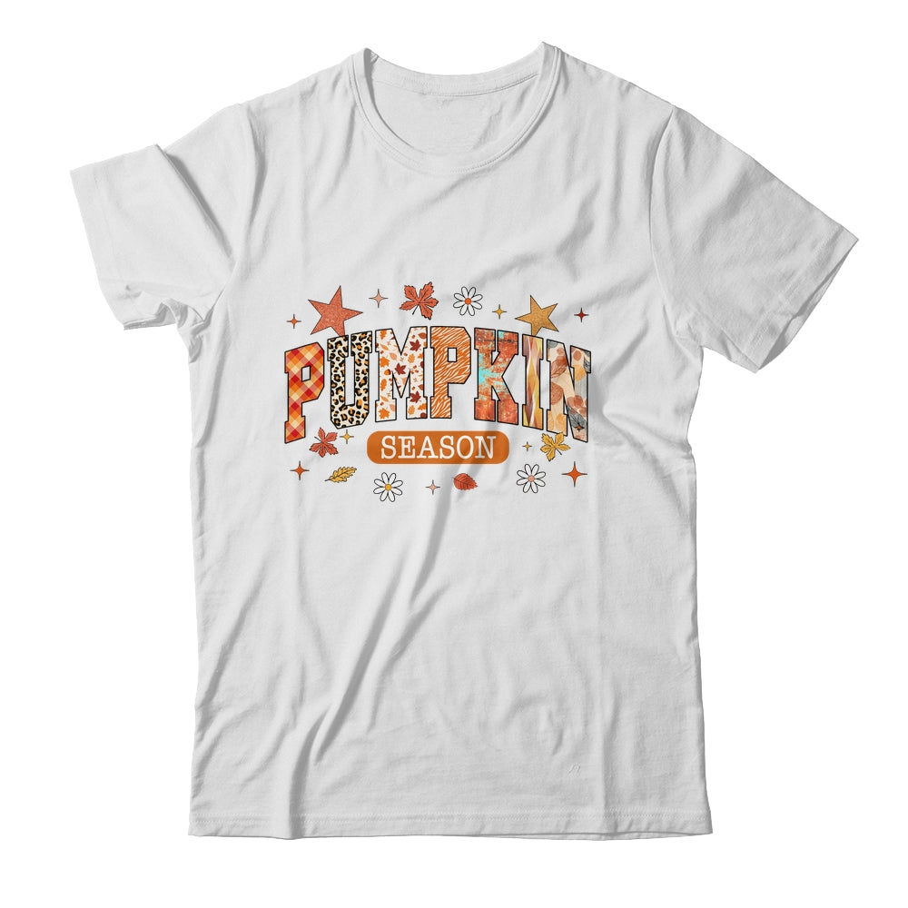 Pumpkin Season Fall Retro Preppy Pumpkin Halloween Spooky Shirt & Sweatshirt | teecentury