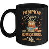 Pumpkin Spice And Homeschool Life Funny Homeschooler Mug | teecentury