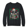Punk Rock Skeleton Santa Hat Cool Rocker Christmas Men Women Shirt & Sweatshirt | teecentury
