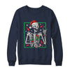 Punk Rock Skeleton Santa Hat Cool Rocker Christmas Men Women Shirt & Sweatshirt | teecentury