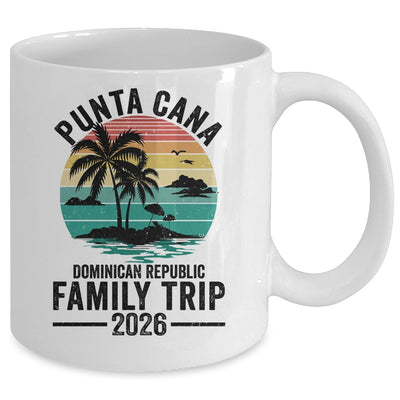 Punta Cana 2026 Dominican Republic Vacation Vintage Mug | teecentury