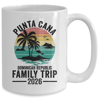 Punta Cana 2026 Dominican Republic Vacation Vintage Mug | teecentury